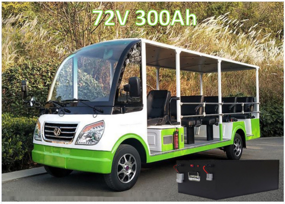 Pacote de bateria de lítio 72V 300Ah LiFePO4 para triciclo elétrico de ônibus de três rodas