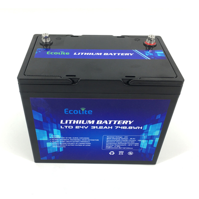 ECOLTO-T2430 LTO Bateria 24V 31.2AH Para Sistema Solar Doméstico Sistema UPS