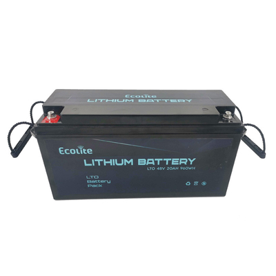 Bateria LTO de Titaniato de Lítio de 48V 20,8Ah Carregamento de Alta Velocidade ECOLTO-T4820
