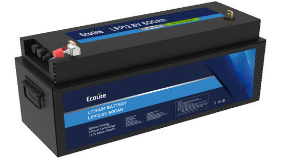 quality Bateria de fosfato de ferro de lítio de alta densidade de barco Bateria LiFePO4 de 12,8V 600Ah factory