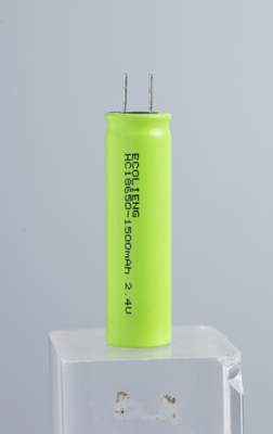 18650 Bateria de íon de lítio LTO 2.4V 1500mAh Com Tempo de Vida de Ciclo Alto