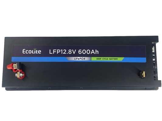 Bateria de fosfato de ferro de lítio de alta densidade de barco Bateria LiFePO4 de 12,8V 600Ah