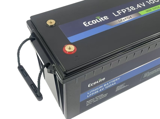 LFP LiFePO4 Bateria de lítio 38.4V 100Ah Baterias de lítio ferro fosfato Bluetooth