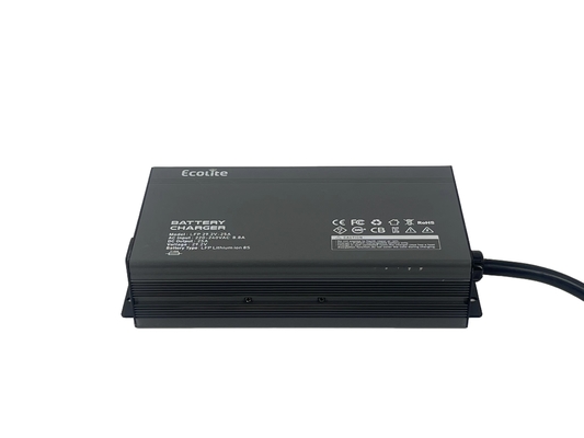 LFP 29.2V 25A RV Bateria de lítio Controle inteligente do ventilador Proteção IP20