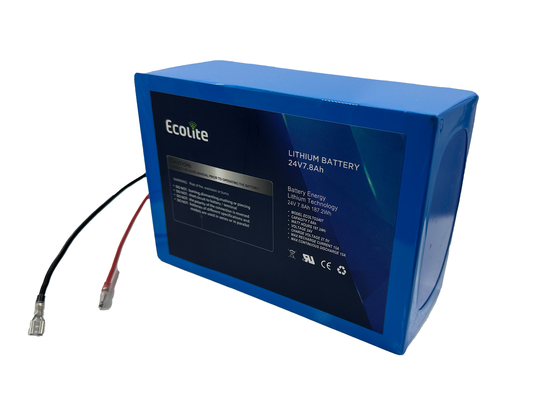 24V 7,8Ah Protable Lithium Titanate LTO Battery Pack para rastreador solar com BMS