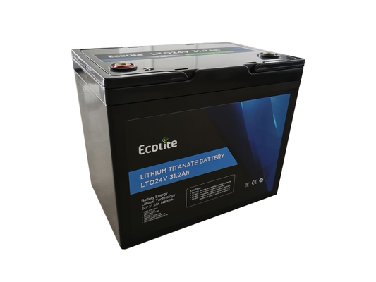 Ecolite LTO Bateria 24V 31.2Ah Bateria de Titaniato de Lítio para Sistema UPS