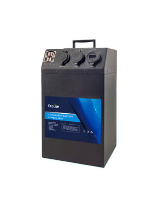 LiFePO4 Bateria de lítio portátil de armazenamento de energia 12,8v 80A para energia de reserva ao ar livre