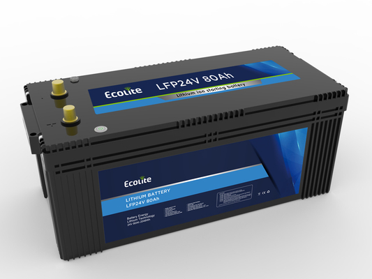 LFP 24V 80Ah Parque de caminhões Ar condicionado Bateria de arranque Especialista mais seguro e estável para instalar