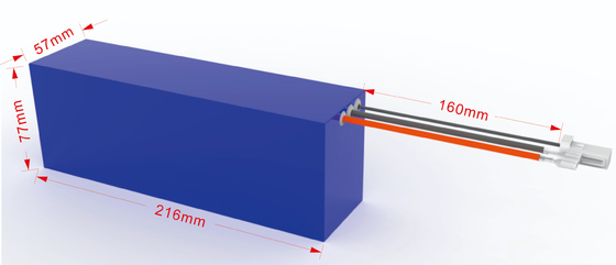 24V 3.9Ah Long Cycle Life>10000 Lithium Titanate LTO Battery Pack para rastreador solar