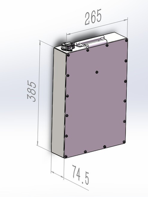 Ecolite 50.4V 38.4Ah Bateria de óxido de cobalto de níquel de lítio manganês para motos de neve