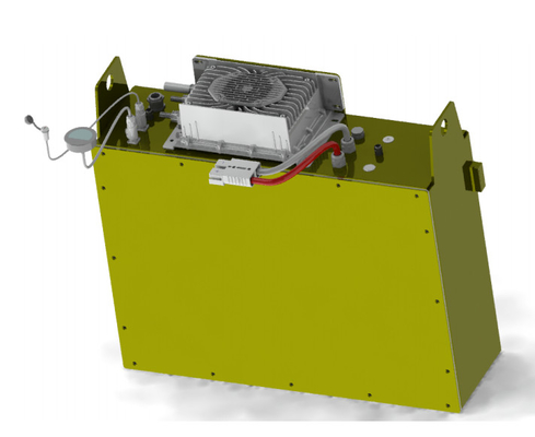 Anderson Plug Forklift Bateria de lítio 25.6V 150Ah Para veículo de empilhadeira com caixa de metal BMS