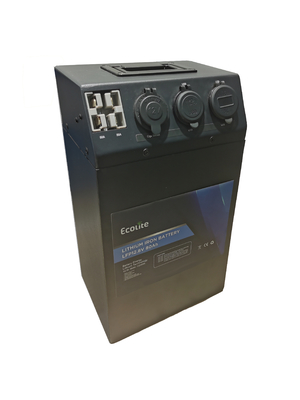 MiNi Acampamento ao ar livre Bateria de lítio LiFePO4 12,8V 80Ah Para casa, emergência, acampamento ao ar livre