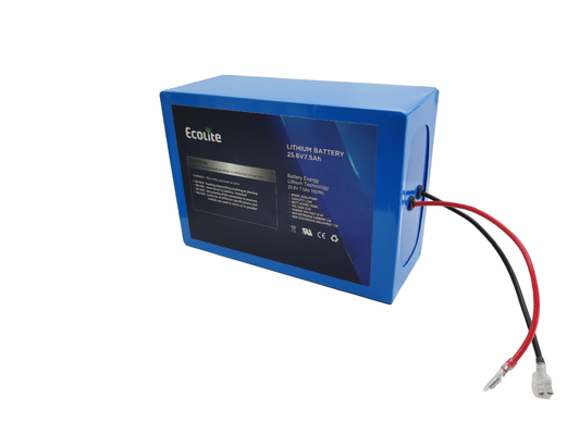 Sistema de rastreamento solar inovador 25.6V 7.5Ah LifePO4 Bateria de ferro de lítio