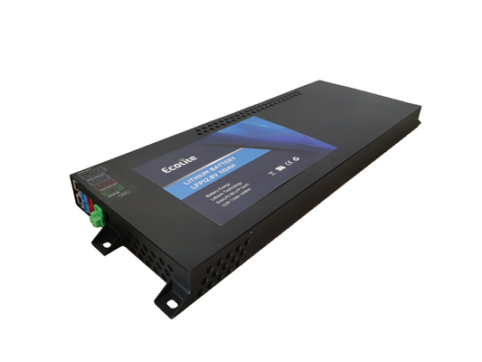 12.8V 110Ah LiFePO4 Slimline Bateria 1408Wh Bateria de lítio integrada BMS para energia de reserva