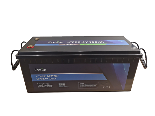 LFP LiFePO4 Bateria de lítio 38.4V 100Ah 3840Wh Baterias de lítio ferro fosfato com BMS
