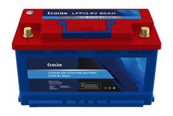 ECOLITE LiFePO4 Bateria de Lítio Ferro Fosfato com 1200 CCA Bateria de arranque de automóveis