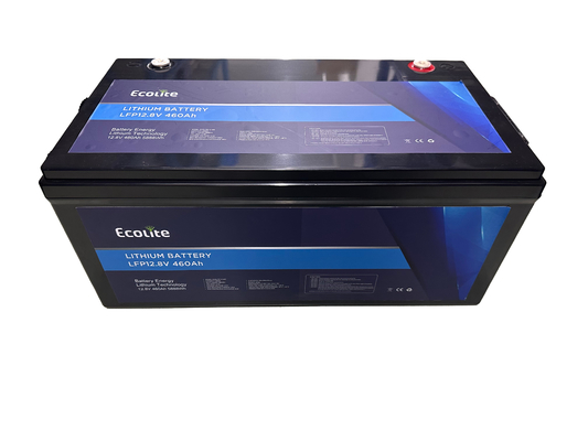 ECOLITE Alta densidade de energia 12,8V 460Ah RV marinha Bateria de lítio de potência de reserva