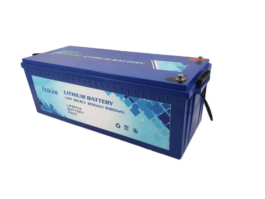 Variedade de carregamento 24V 200Ah LiFePO4 Bateria de lítio para caravana caravana casas de barco ao ar livre