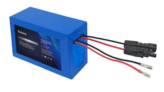 Bateria Ecolite 25.6V 6.5Ah 7.8Ah de Titanato de Lítio para Rastreador Solar com Função MPPT Integrada