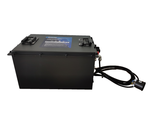 Bateria de iões de lítio PO4 de alto desempenho 51.2V 105Ah para carrinhos de golfe e utilitários