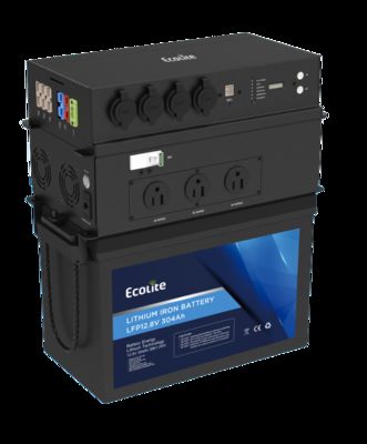 Bateria de Lítio RV de Alta Capacidade Power Top 12.8V 300Ah Para Energia RV e Externa Imparável