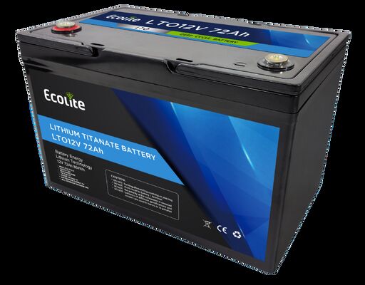 Pacote de bateria LTO de alta qualidade 12V 72Ah para ferramentas industriais de backup de emergência de AGV