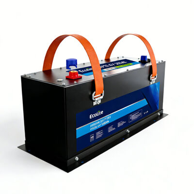 Bateria ECOLITE 25.6V 314Ah LiFePO4 de Alta Capacidade e Carregamento Rápido para Sistemas Off-Grid de RVs